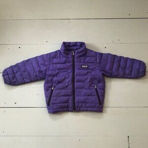 Patagonia down purple puffer coat. 18M